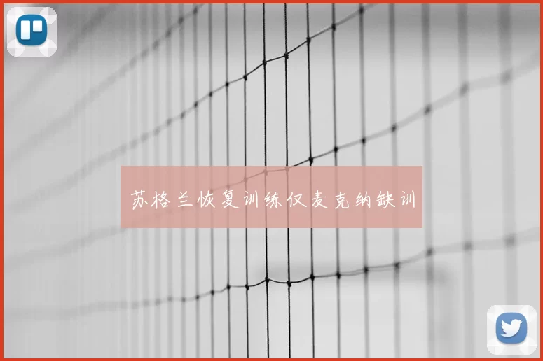 苏格兰恢复训练仅麦克纳缺训