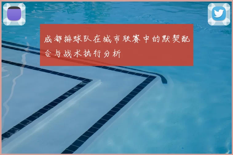 成都排球队在城市联赛中的默契配合与战术执行分析