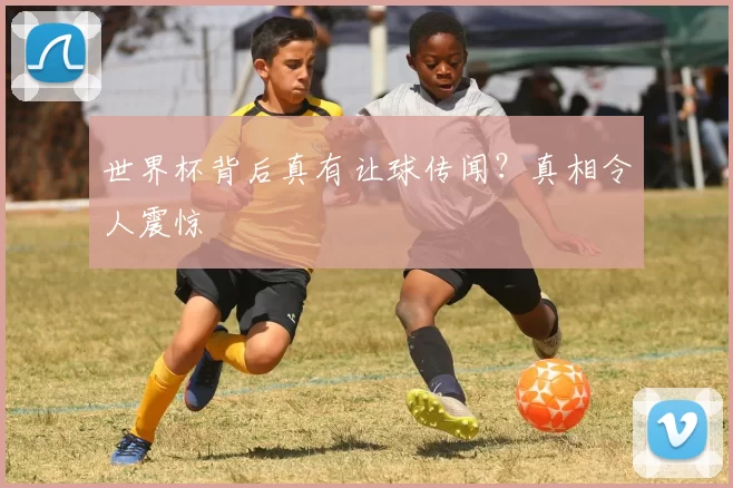 世界杯背后真有让球传闻?真相令人震惊